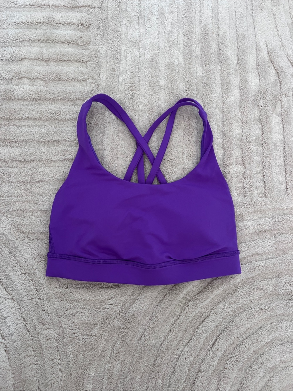 Women’s Lululemon Purple Strappy Sports Bra